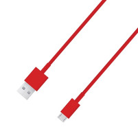Micro USB кабел универсален червен